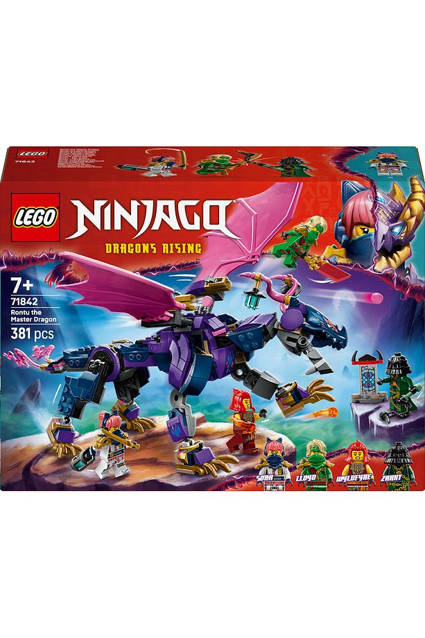 ® NINJAGO® Usta Ejderha Rontu 71842 - 7+ Minifigür İçeren Yaratıcı Oyuncak Yapım Seti (381 Pr) - 3