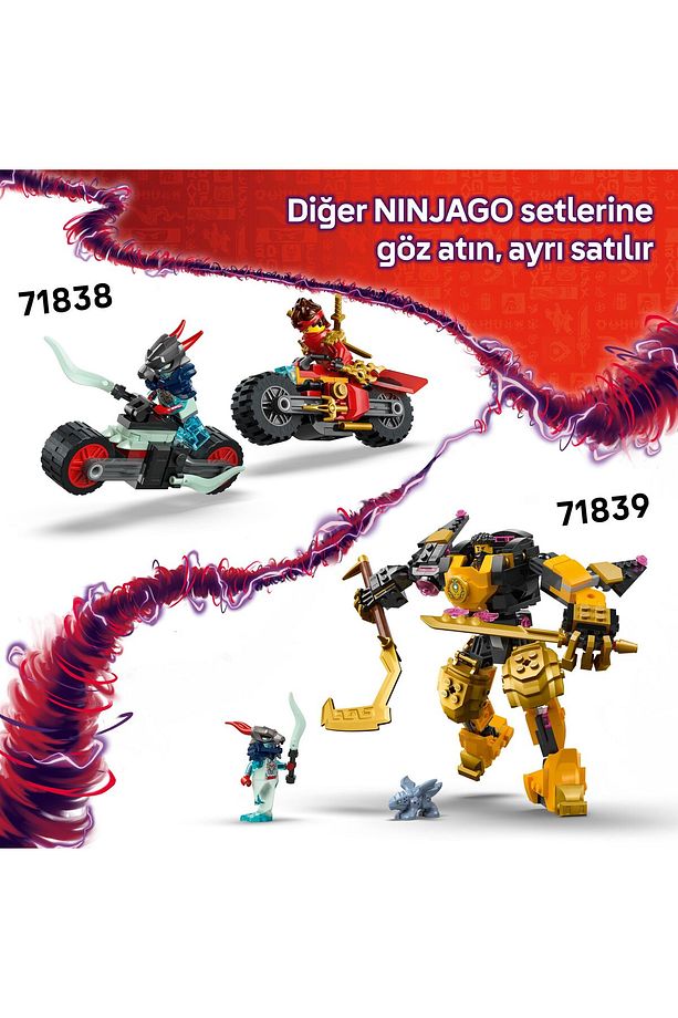 ® NINJAGO® Usta Ejderha Rontu 71842 - 7+ Minifigür İçeren Yaratıcı Oyuncak Yapım Seti (381 Pr) - 10