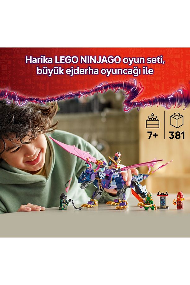 ® NINJAGO® Usta Ejderha Rontu 71842 - 7+ Minifigür İçeren Yaratıcı Oyuncak Yapım Seti (381 Pr) - 5
