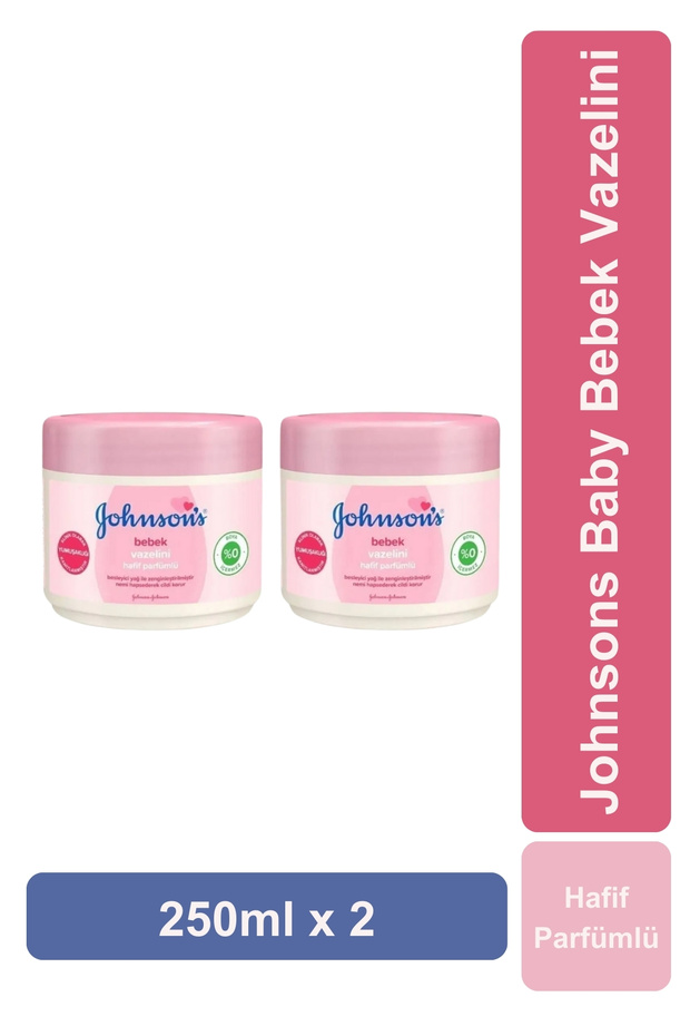Johnsons Baby - 250 ml 2 Pieces Lightly Perfumed Baby Vaseline