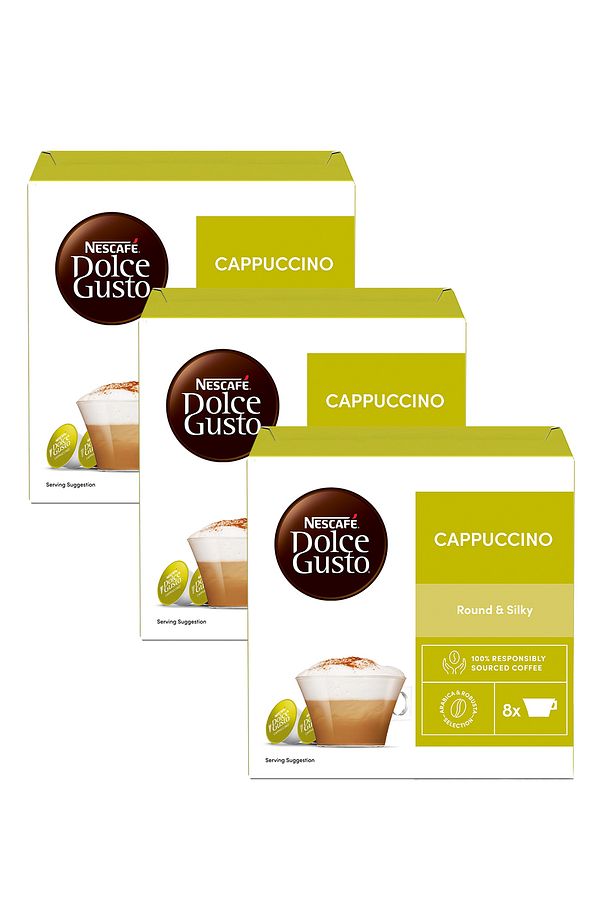 Dolce Gusto Cappuccino Kapsül Kahve 16 Adet X 3 Kutu - 2