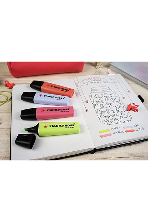 - İşaretleme Kalemi - Boss Original Pastel - Gülpembe - 3