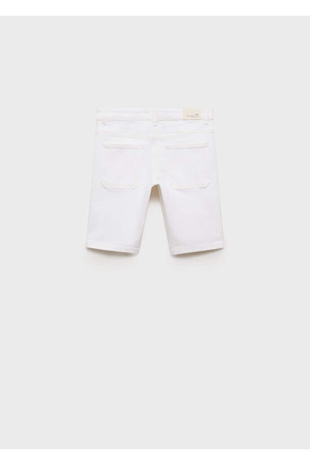 Denim bermuda şort - 2