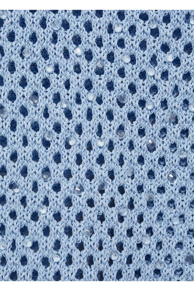 Stras detaylı triko etek - 6