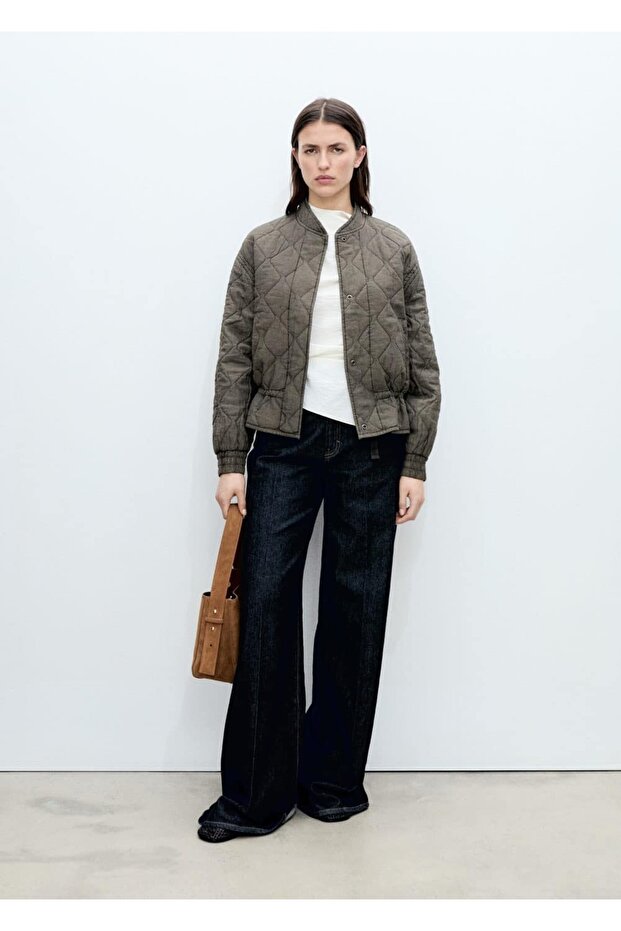 Kapitone bomber ceket - 2