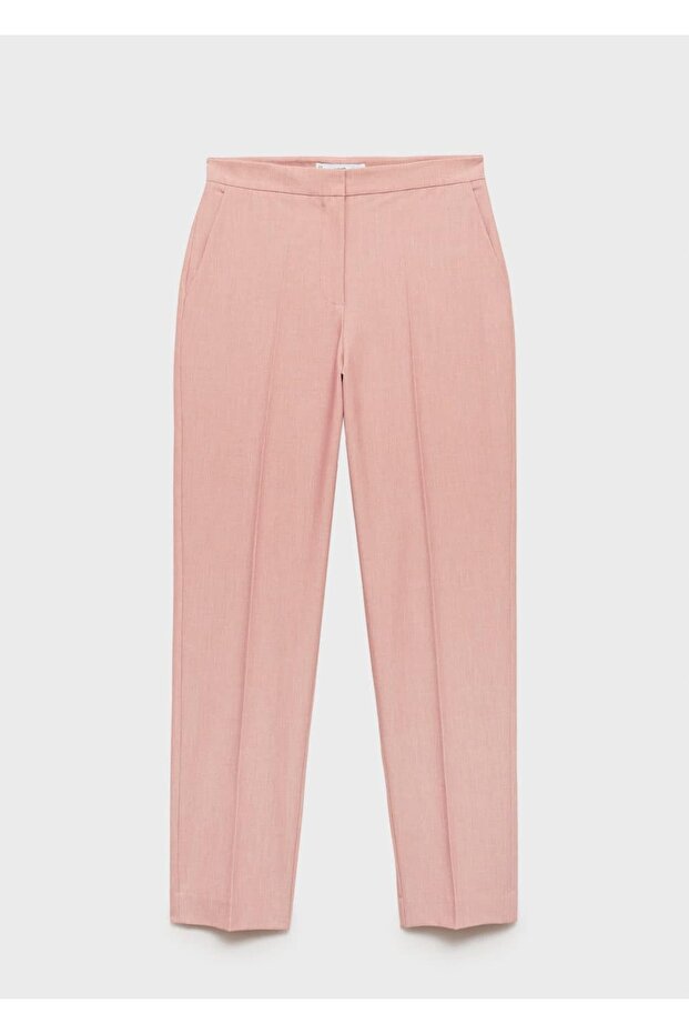 Düz kesim kumaş pantolon - 3