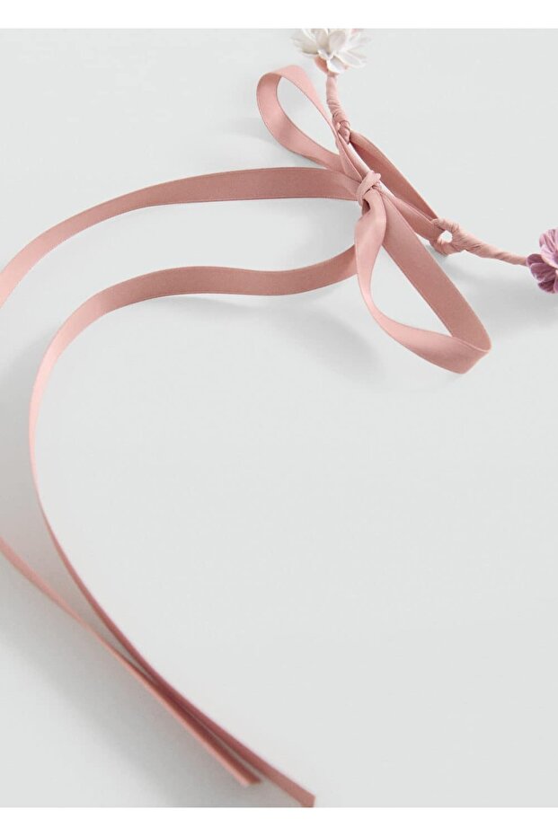 Bağlamalı çiçekli taç - 1