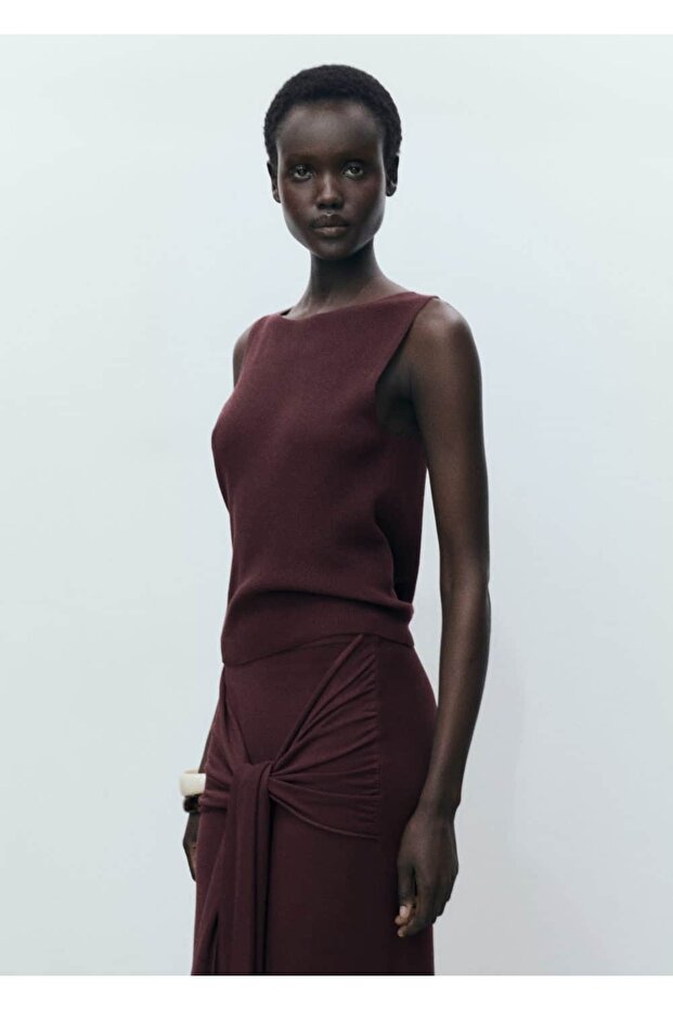 İnce fitilli örgü üst - 1