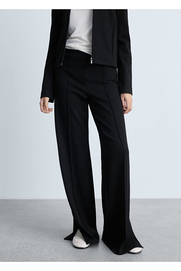 Wideleg Split Pants