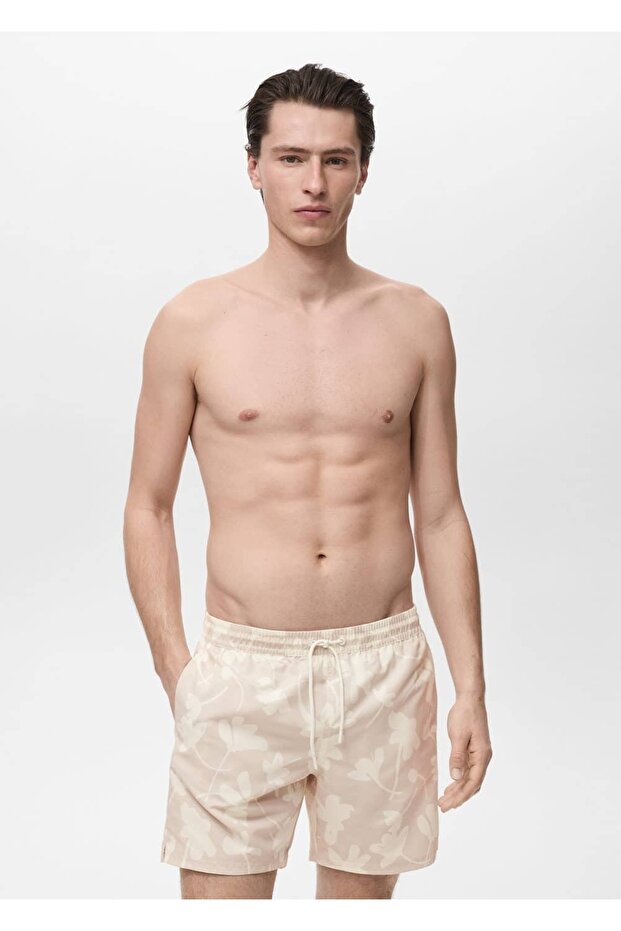 Çiçek desenli mayo - 1