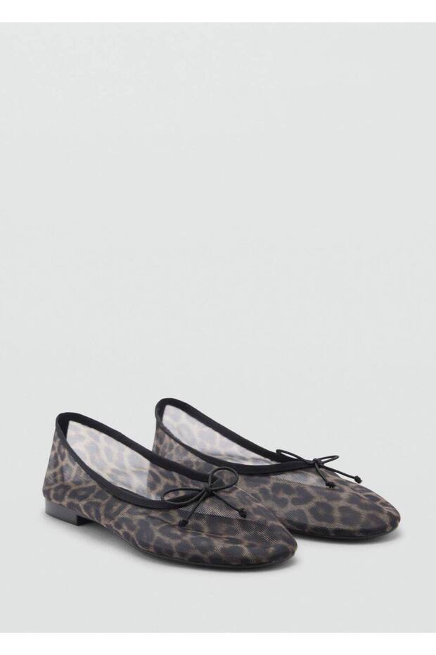 Leopard Print Translucent Babet