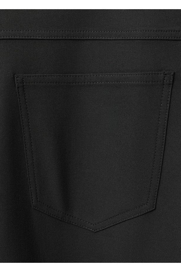 Kombine yün karışımlı jogger pantolon - 7