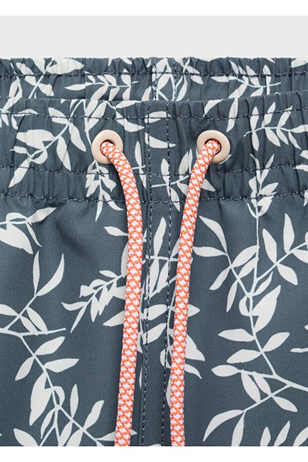 Desenli şort mayo - 4