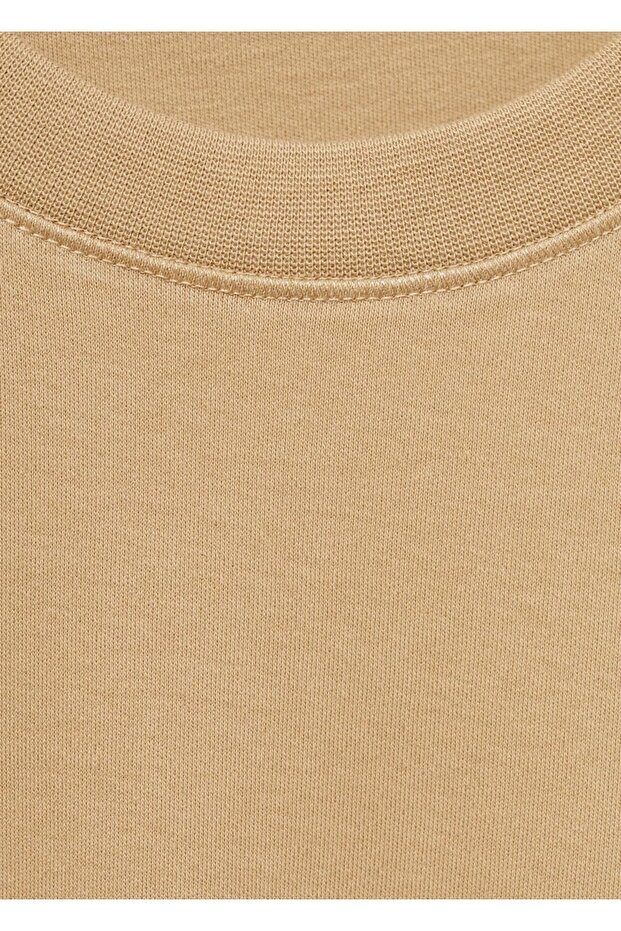 Regular kesim %100 pamuklu tişört - 6