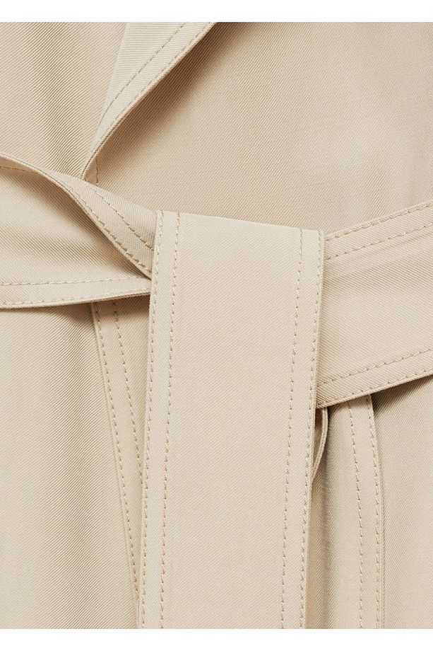 Kemerli Soft Trençkot - 6