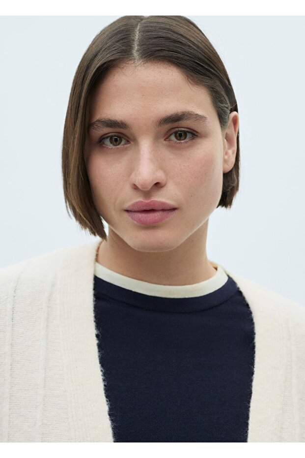 Düğmeli uzun hırka - 6