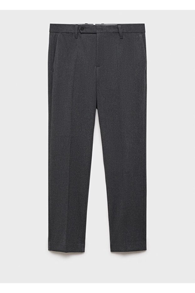 Dar kesim pamuklu pantolon - 3