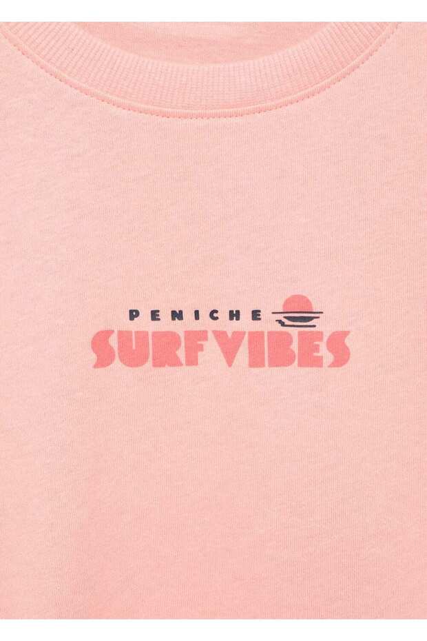 Sörf baskılı tişört - 3