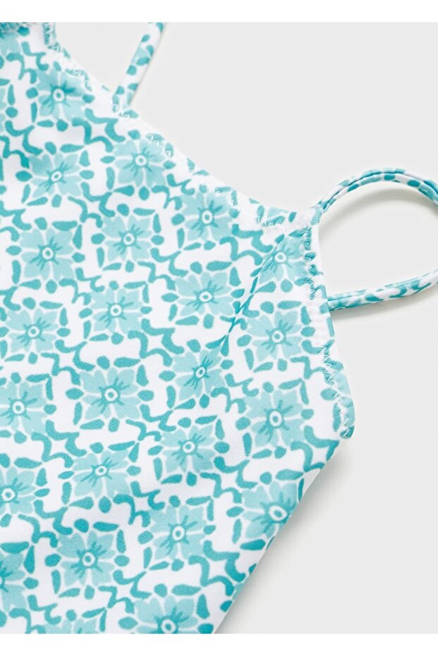 Badeanzug mit Blumenmuster - 5