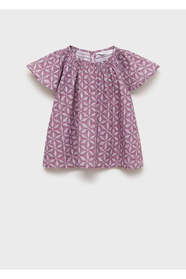 Patterned cotton blouse - 2