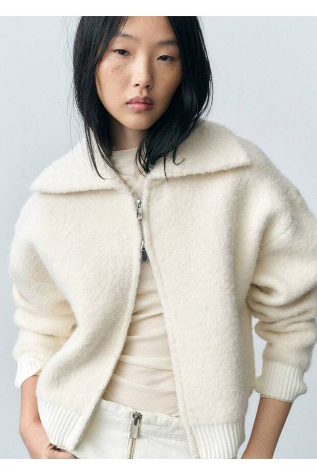 Boucle Wool Blend Jacket
