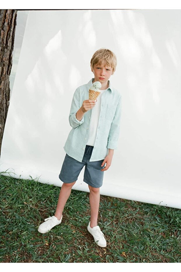 Bağcıklı basic spor ayakkabı - 4