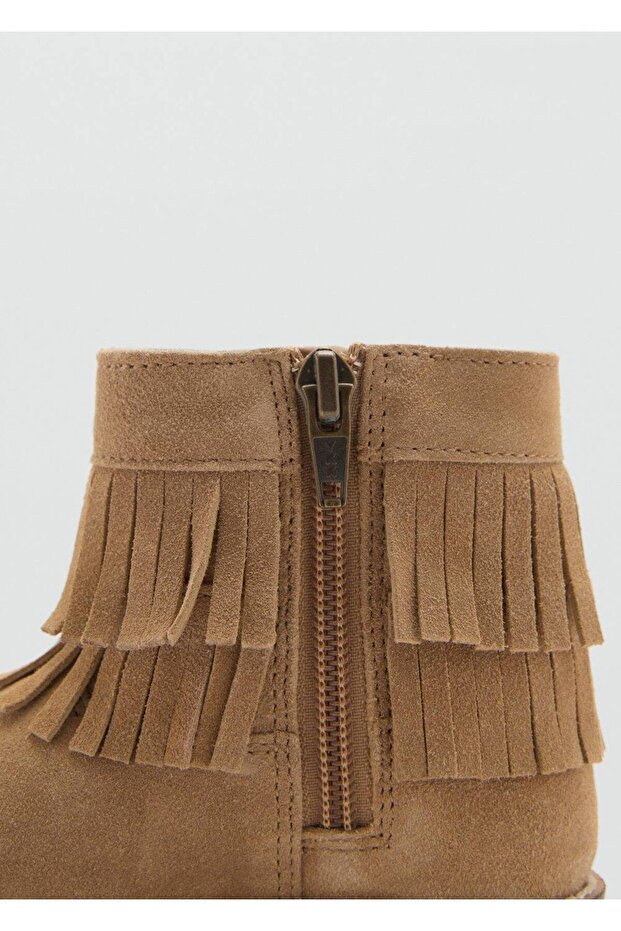 Püsküllü deri bot - 4