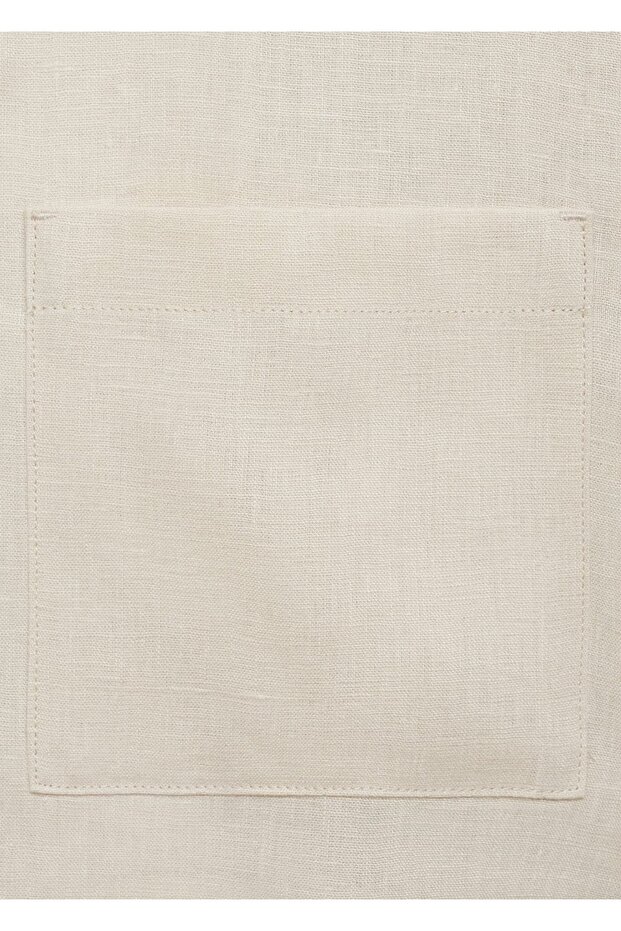 100% Linen Zipper Jacket - 5