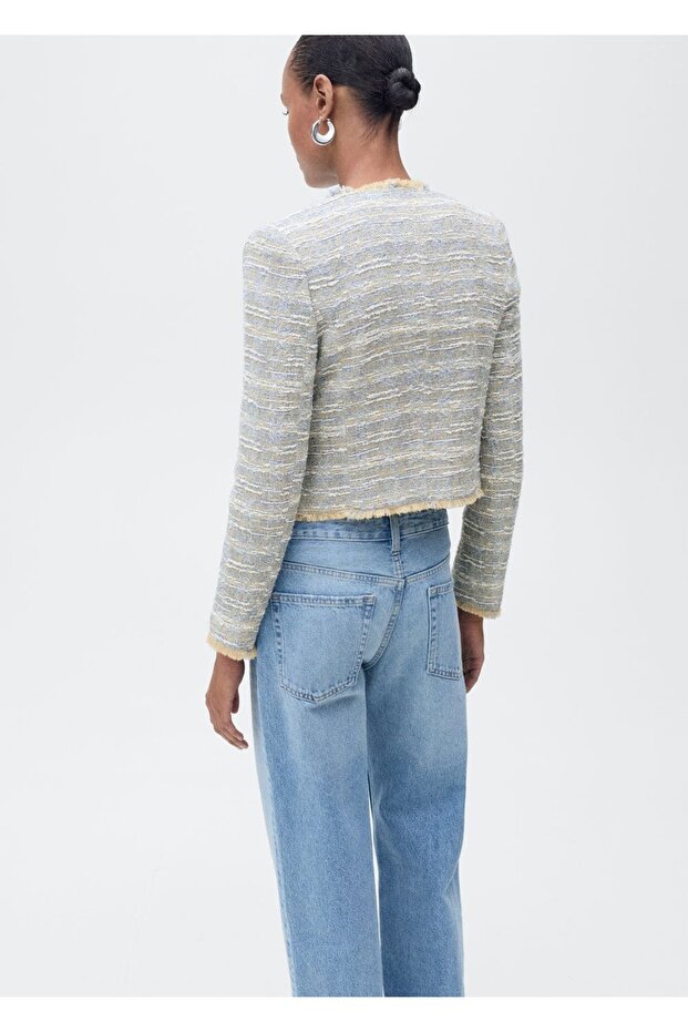 Dikişsiz tüvit ceket - 4