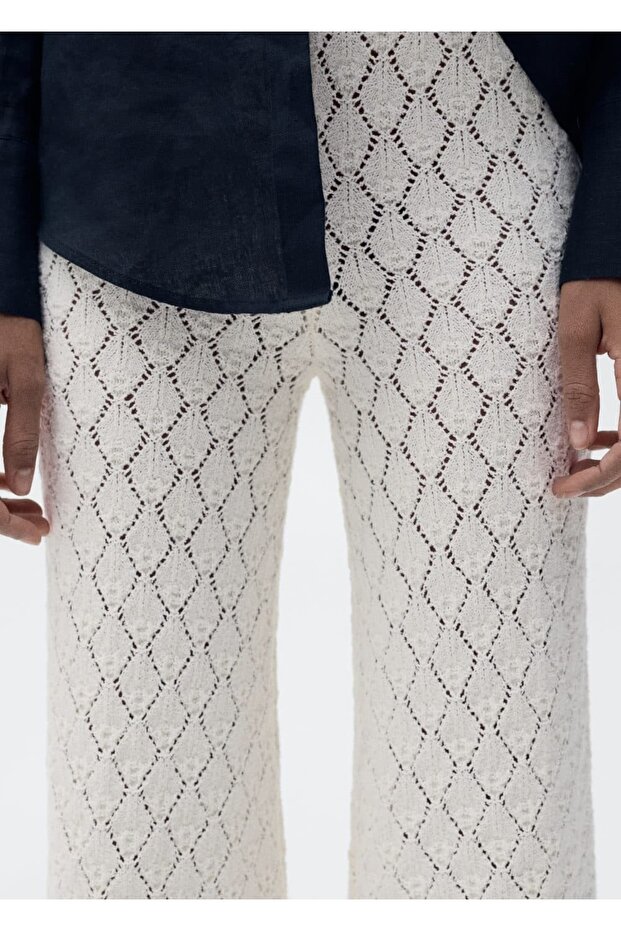 Gerade geschnittene Hose - 7