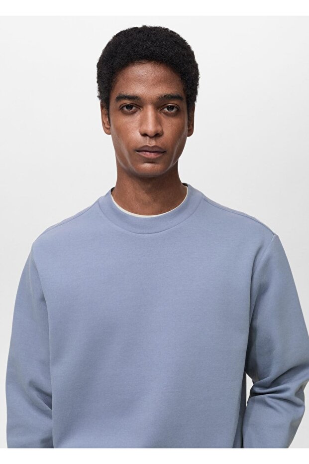 Regular kesim pamuklu sweatshirt - 6