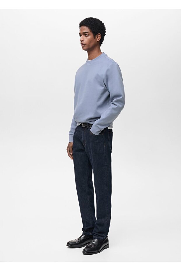 Regular kesim pamuklu sweatshirt - 7