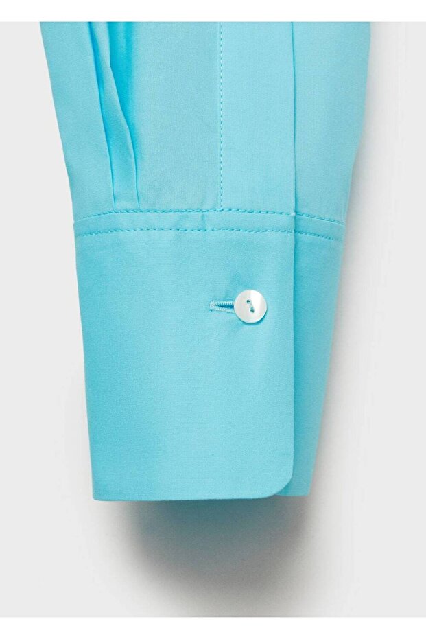 Geniş Kesim Poplin Gömlek - 5