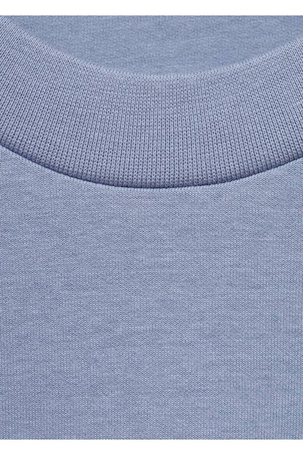 Regular kesim pamuklu sweatshirt - 5