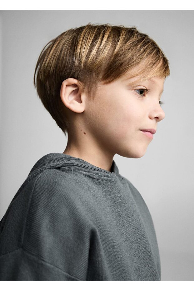 Kapüşonlu triko kazak - 6