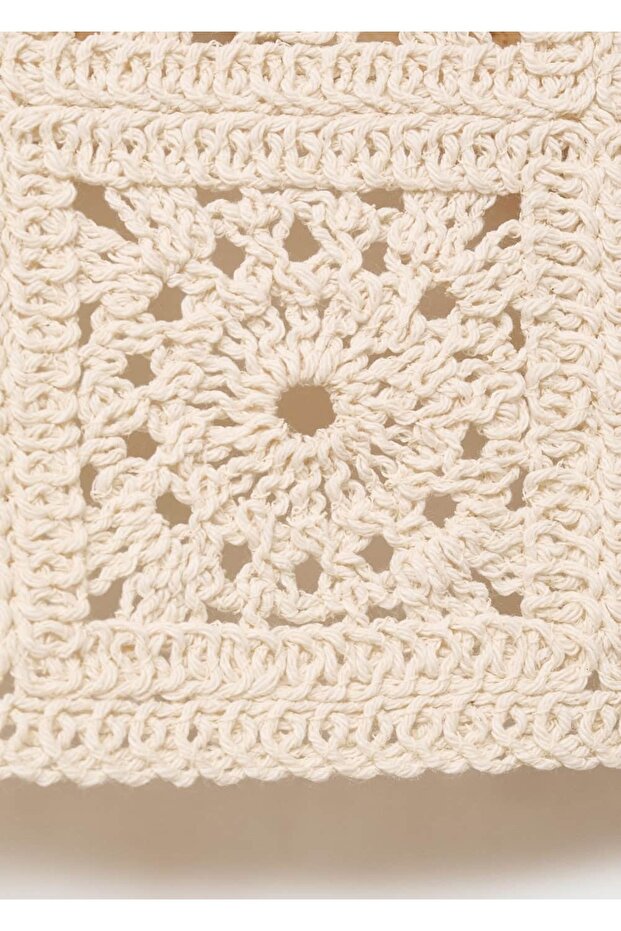 Kroşe triko yelek - 5