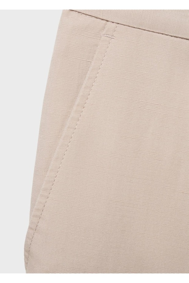 Regular fit keten pantolon - 6