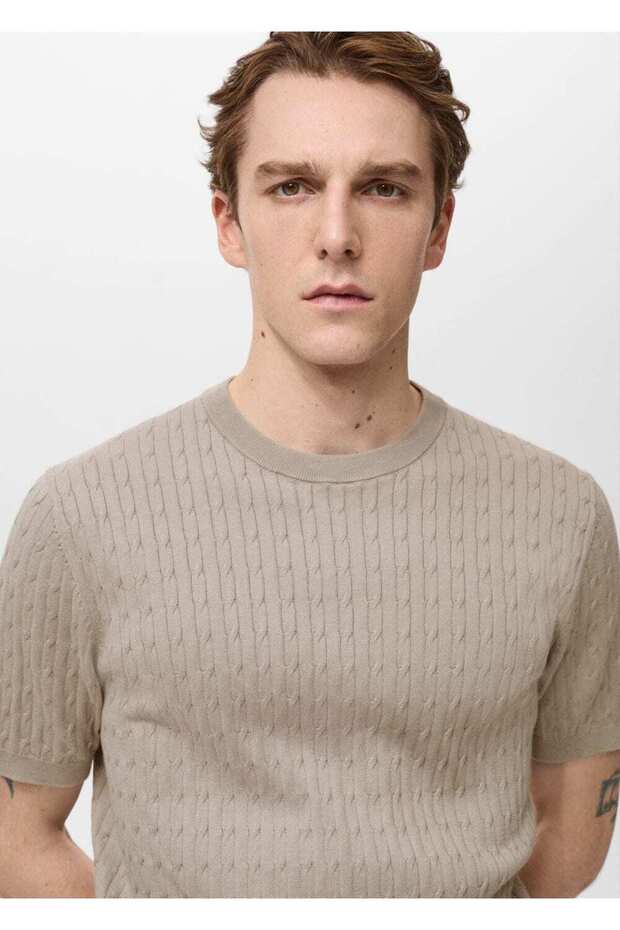 İnce triko tişört - 5