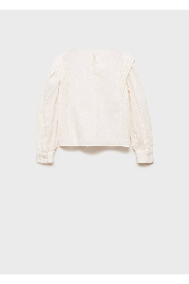 Blouse with Metal Thread - 2