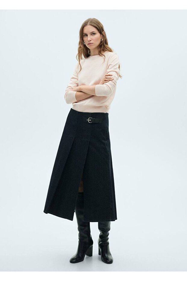 İpek karışımlı triko kazak - 2