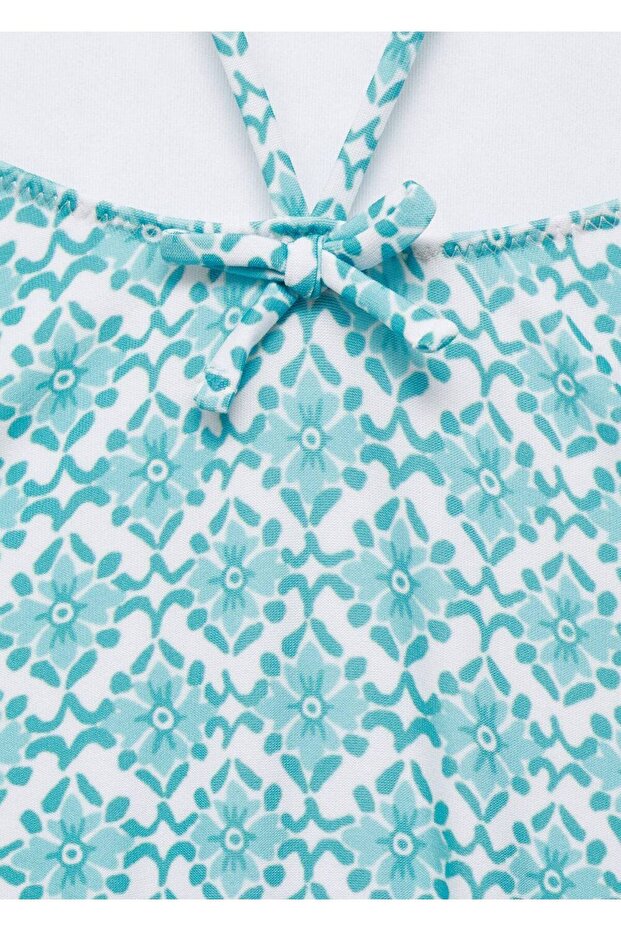 Badeanzug mit Blumenmuster - 3