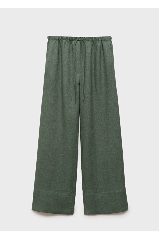 Gerade geschnittene Leinenhose - 3