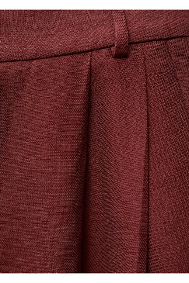Wideleg keten karışımlı pantolon - 6