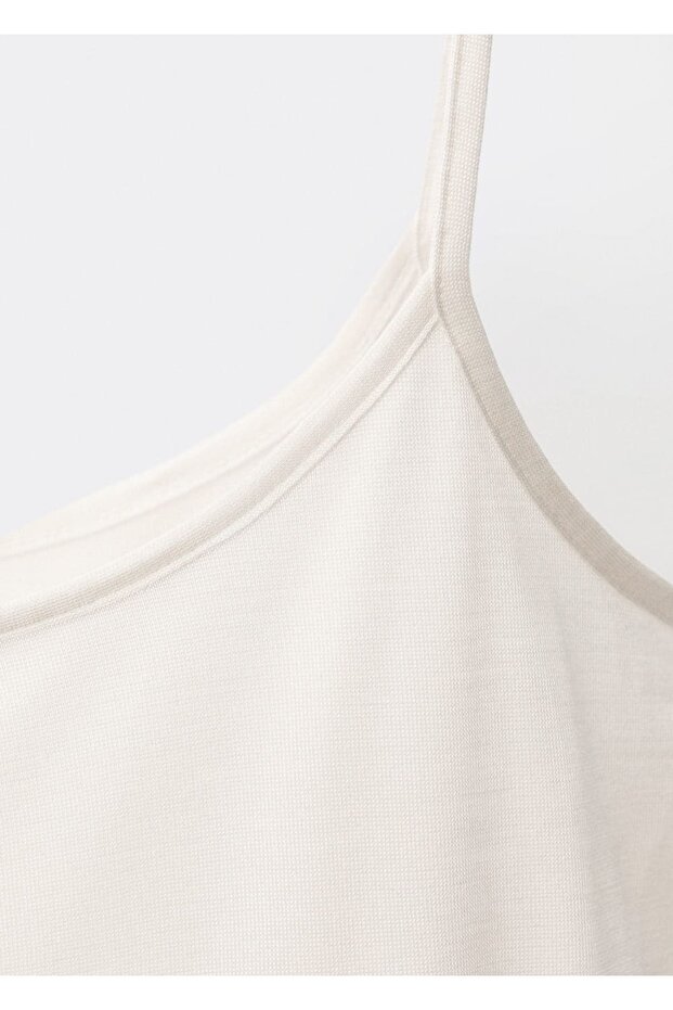 İnce askılı ipek bluz - 7