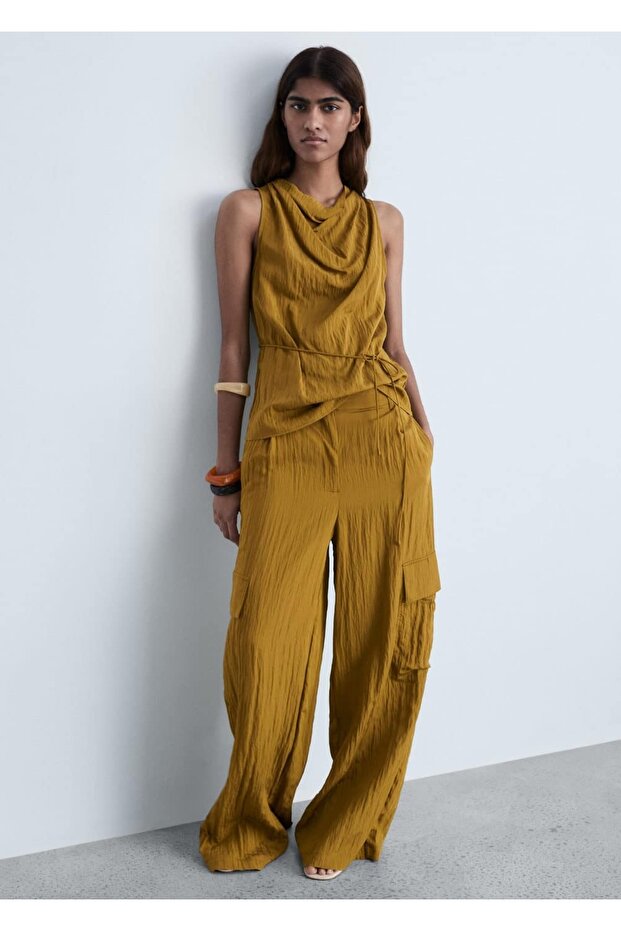 Dokulu kargo pantolon - 2