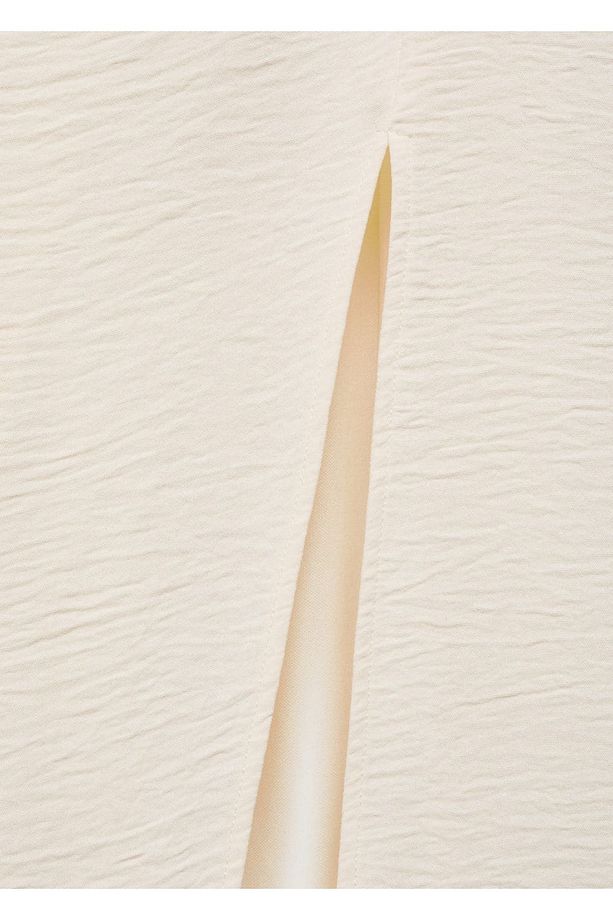 Omzu açık drape elbise - 6