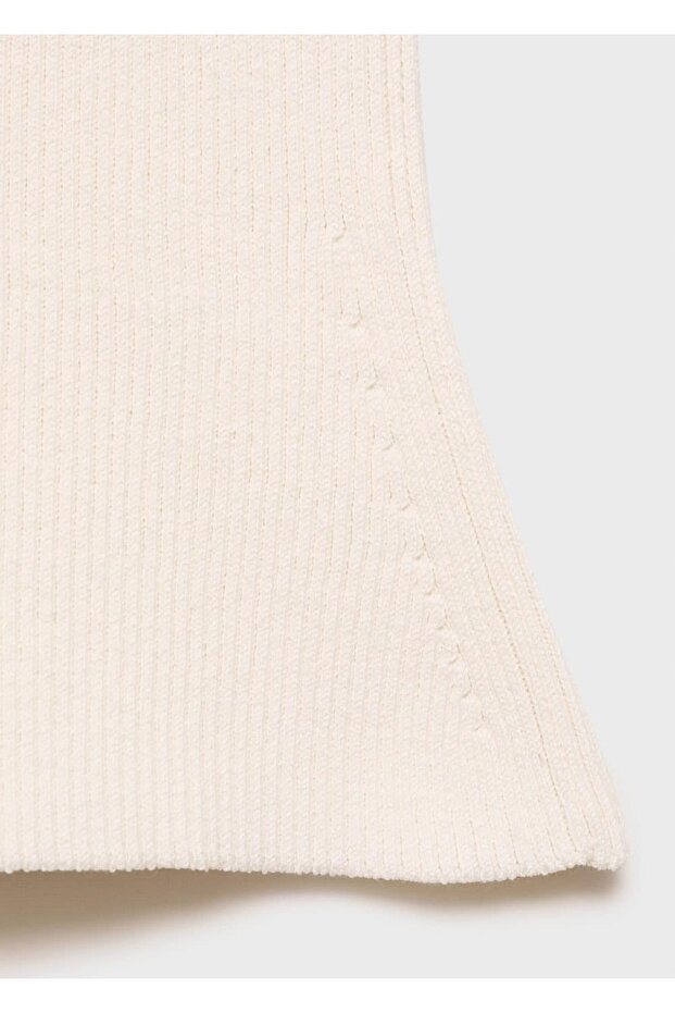 Düğüm detaylı halter yaka bluz - 7