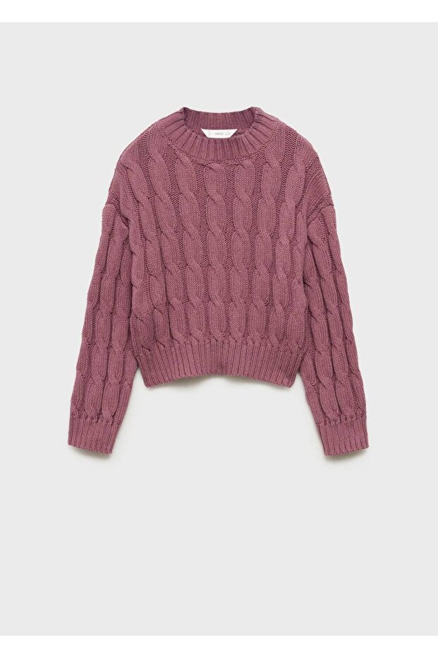 Pullover mit Strickdetail - 3