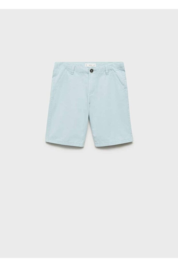 Pamuklu bermuda şort - 1