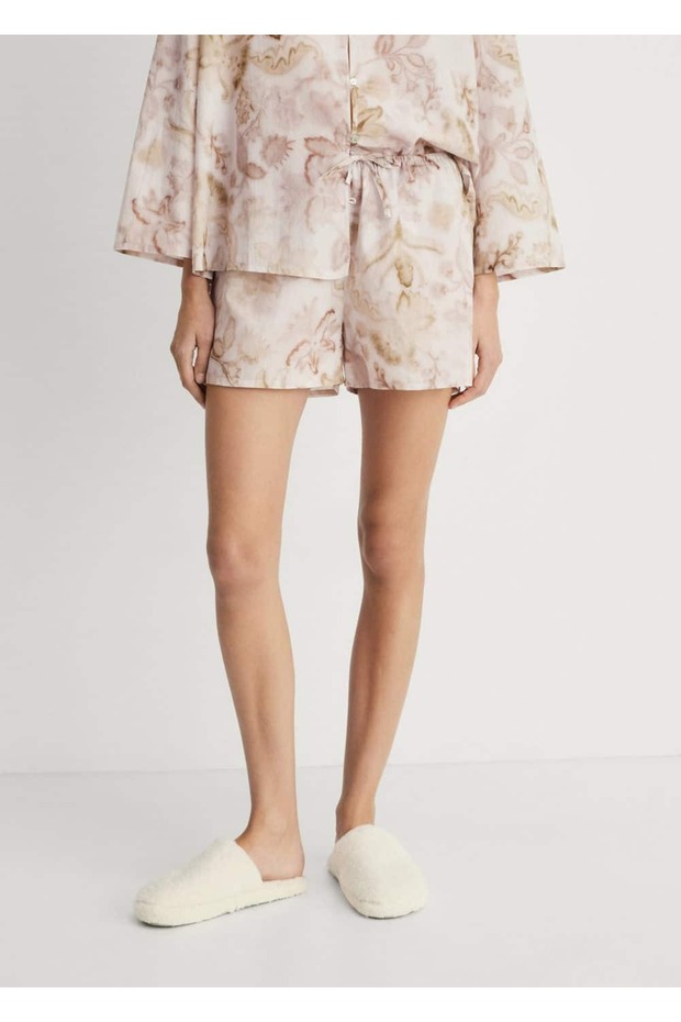 Düz kesim kumaş pantolon - 1